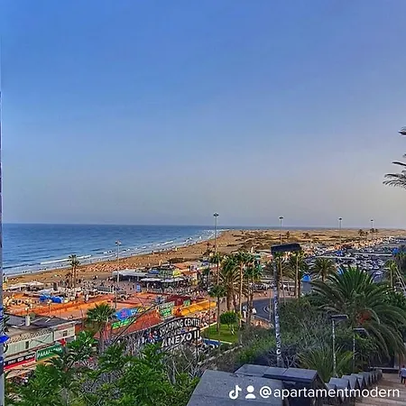 Modern 2 Playa Del Ingles アパートホテル San Bartolomé